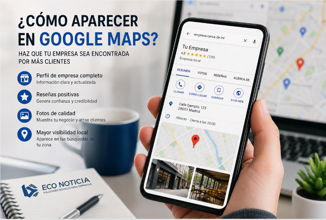 Cómo aparecer en Google Maps y mejorar la visibilidad de una empresa