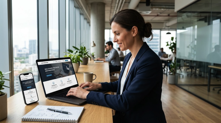 Crear página web para empresa con diseño profesional y adaptable a móviles